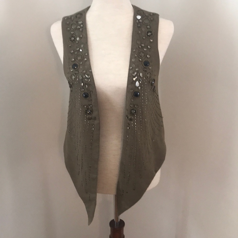 Embellished vest